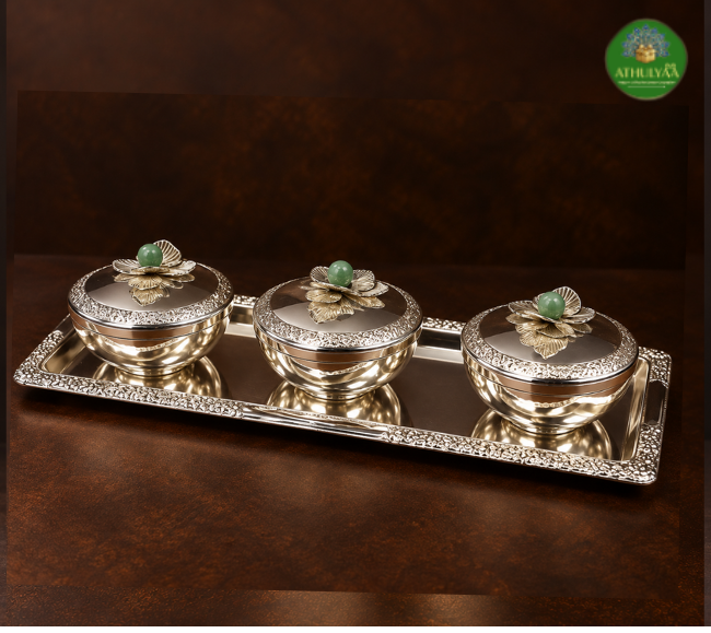 Aurelia Emerald Trio Set