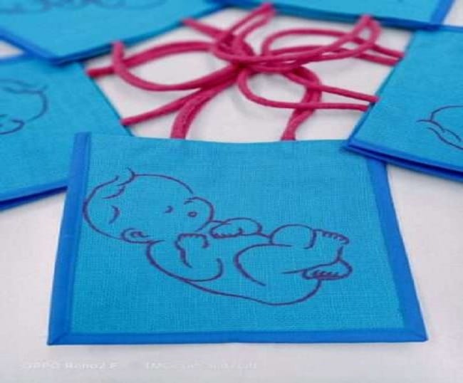 Baby Shower Jute Bags