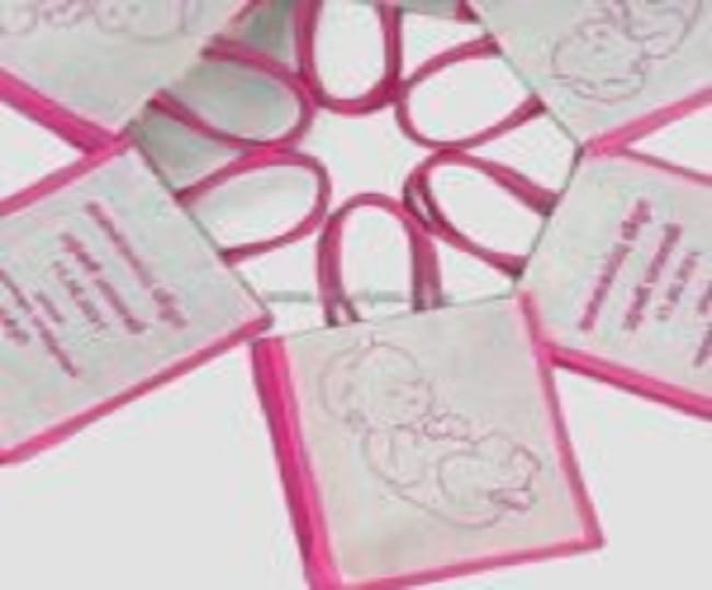 Baby Shower Jute Bags