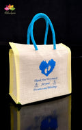 Babyshower Happy Feet Jute bag- BUY ONE GET ONE