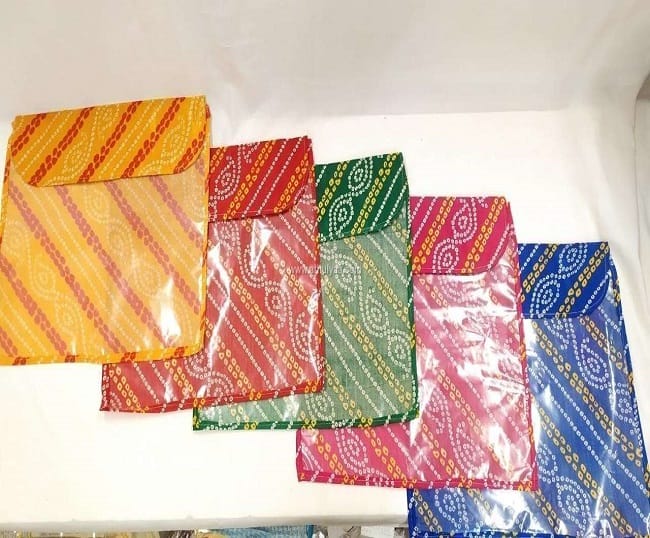 Bandhni Printed Saree Cover