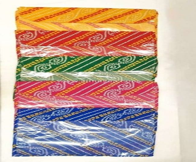 Bandhni Printed Saree Cover