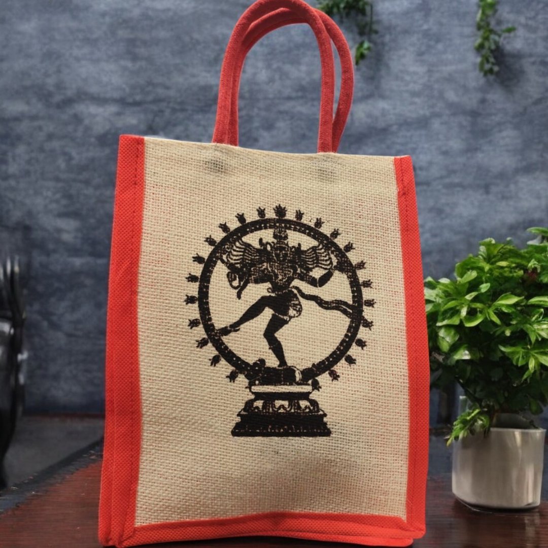 Bharatnatyam Bag With Lord Nataraja Print