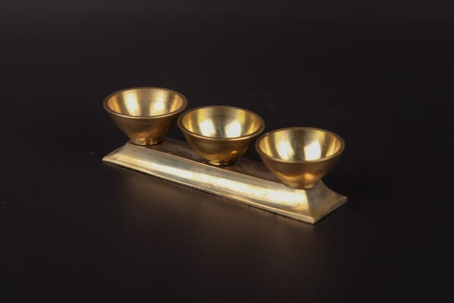 Brass Kumkum Gift Holder