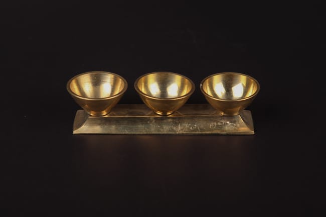 Brass Kumkum Gift Holder