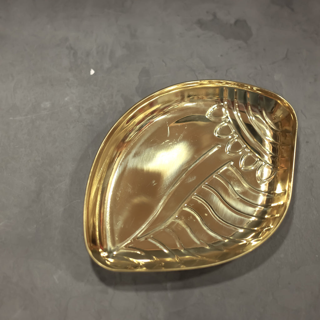 Brass Shankh Tray