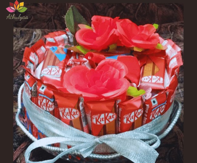 Seer varisai Plate Decoration with Net wrap