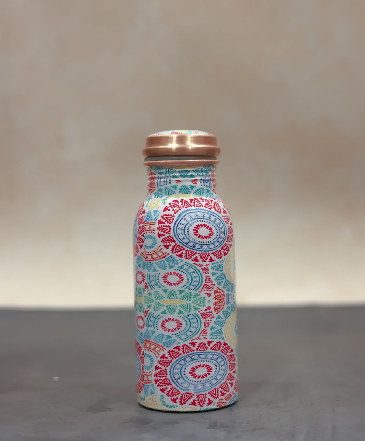 Copper Bottle - 650 ml -Pleasing Blue