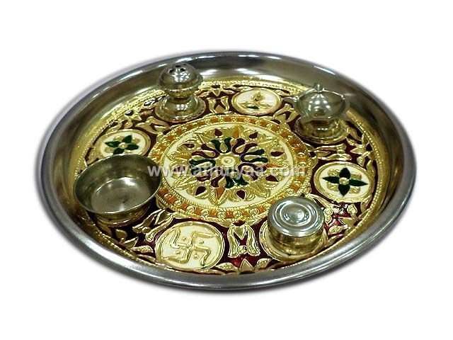 Meenakari Pooja Thali