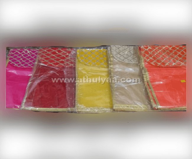 Designer saree cover with gota print