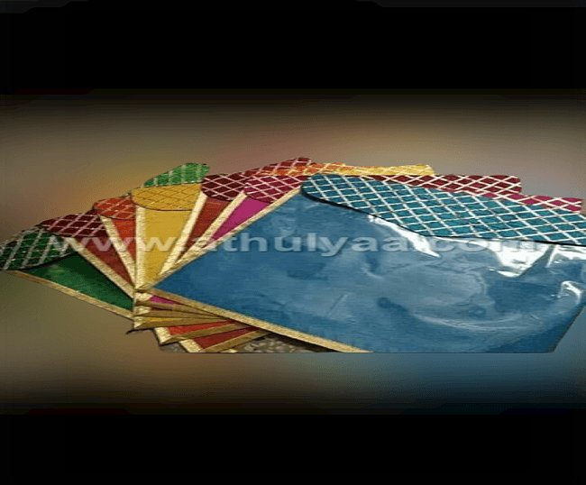 Designer saree cover with gota print