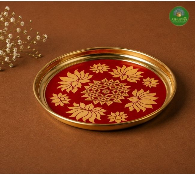 Divine Brass plate - 8 inches