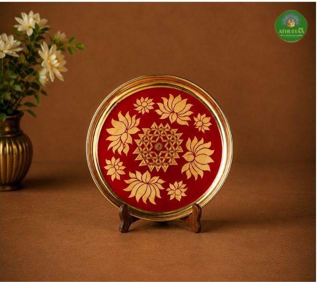 Divine Brass plate - 8 inches