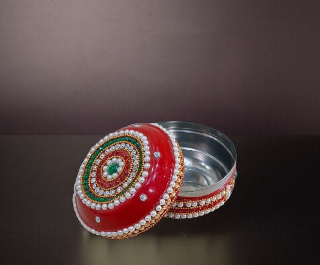 Decorative Pearl & Stone work Box