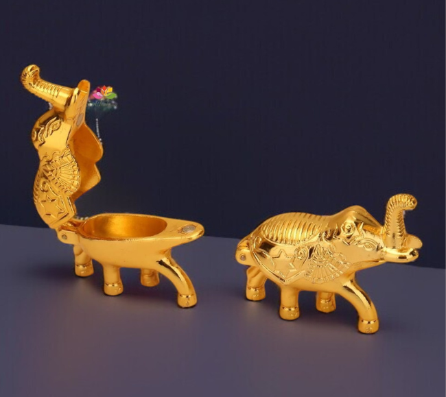 Elephant kumkum box