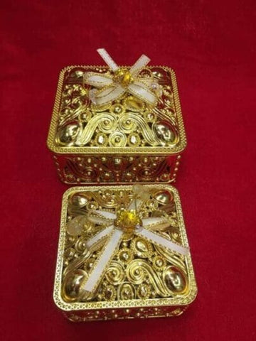 Kumkum Box – Golden