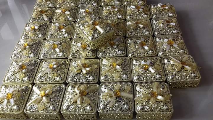 Kumkum Box - Golden
