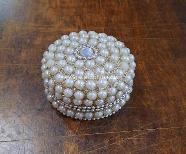 Full pearl Kumkum Box