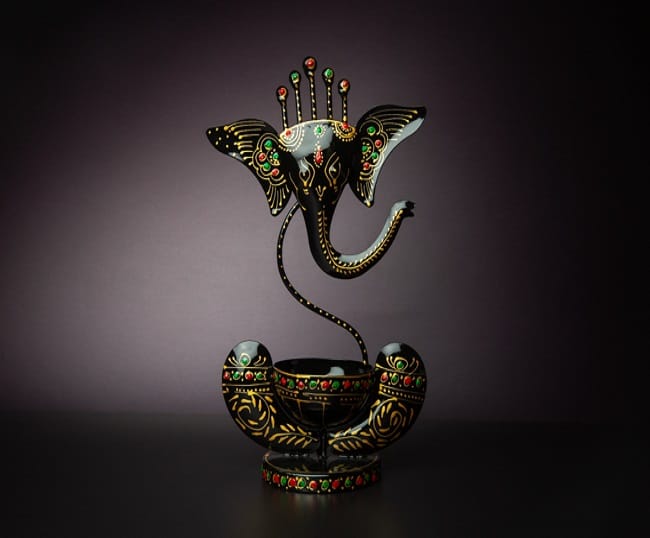 Divine Ganesha T-light Holder
