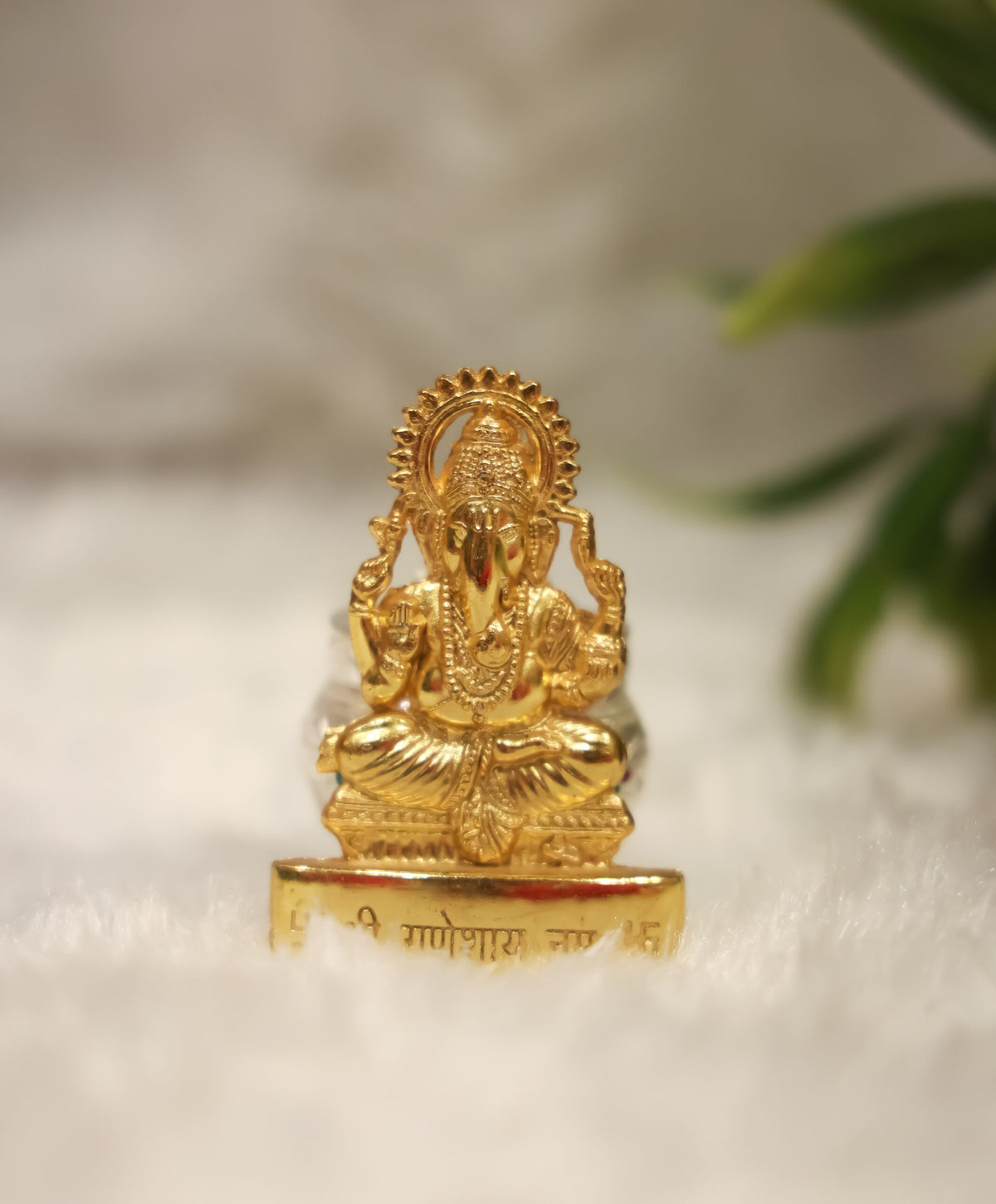 Ganesh Idol Gold