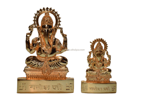Ganesh Idol Gold