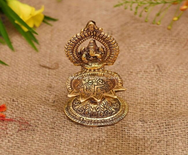 Ganesha Diya Oil Lamp