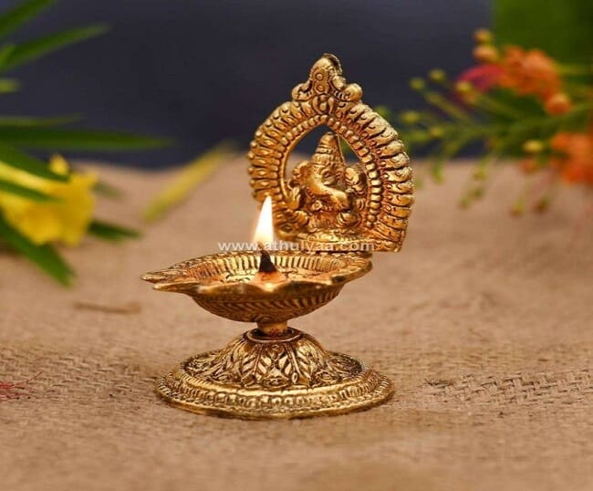 Ganesha Diya Oil Lamp