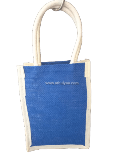 Mini Jute Bag with Ganesha Thank you Print