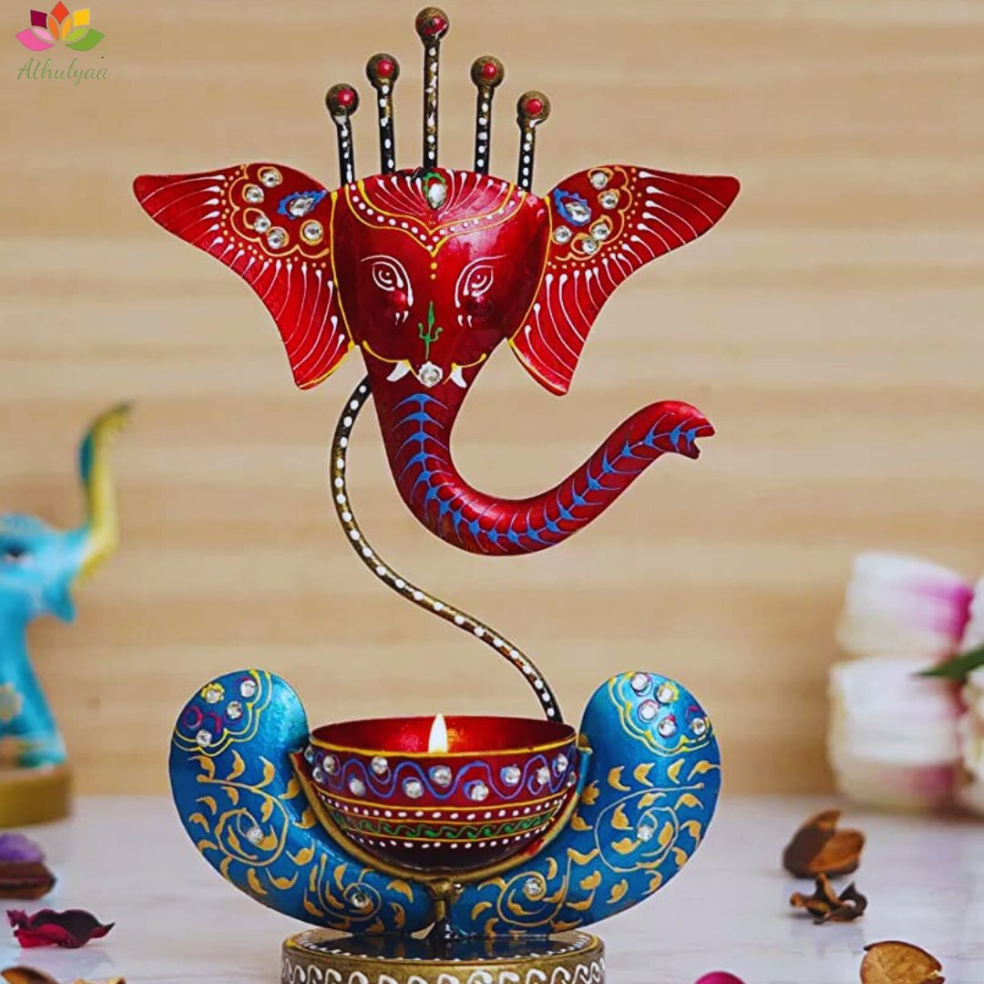 Divine Ganesha T-light Holder