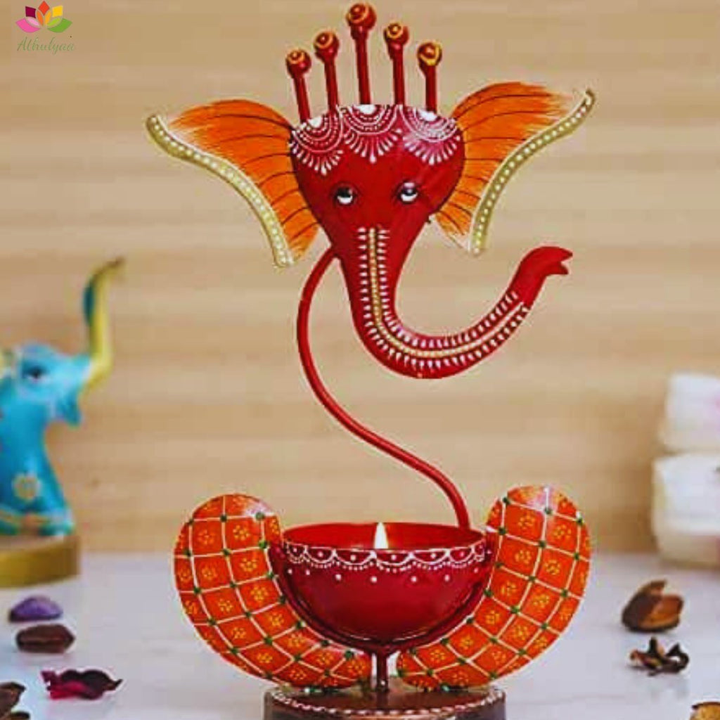 Divine Ganesha T-light Holder