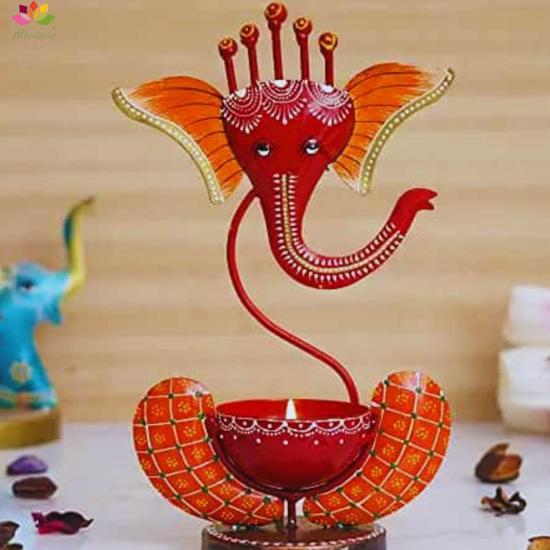 Divine Ganesha T-light Holder