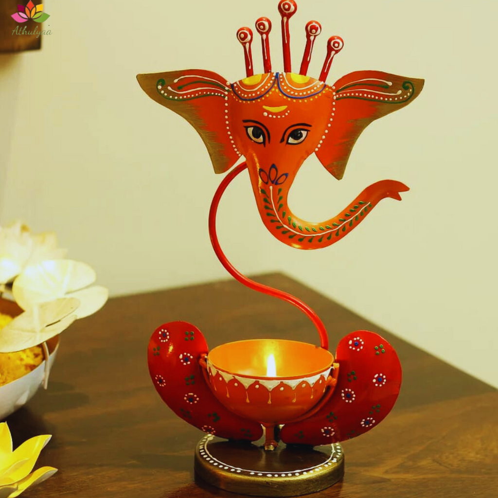 Divine Ganesha T-light Holder