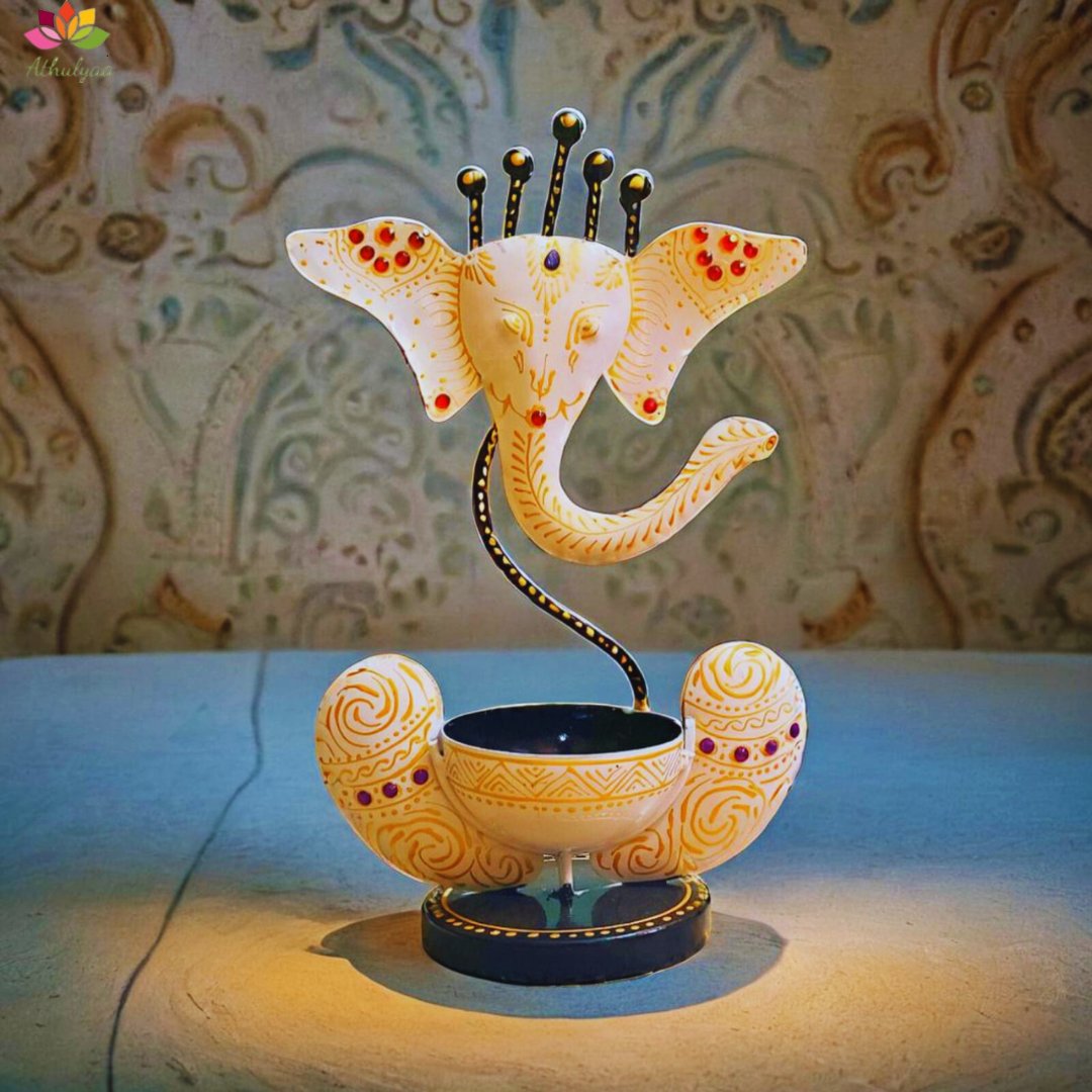 Divine Ganesha T-light Holder