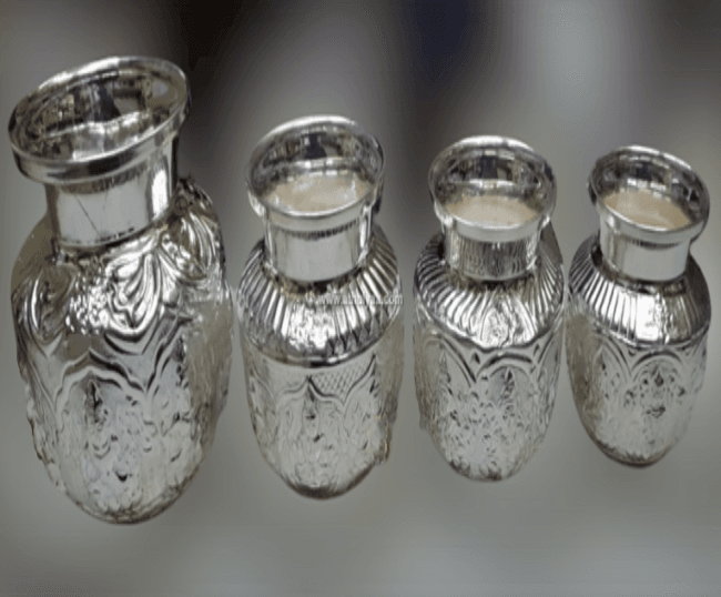 German Silver Ashtalakshmi Sombu Kalash