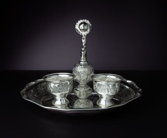 German Silver Welcome Set