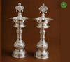 German Silver Lamp Pair