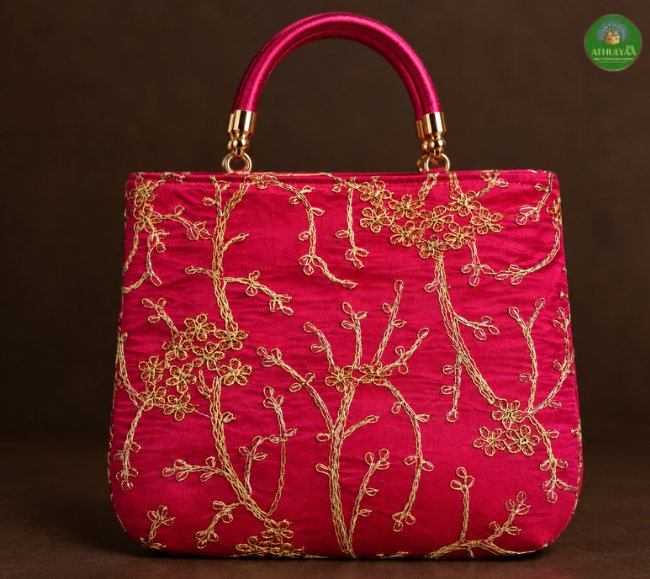 Gloden Embroidery Purse