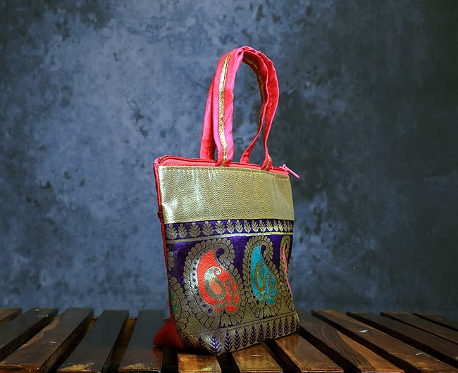 Gold border bag- Buy ONE Get ONE