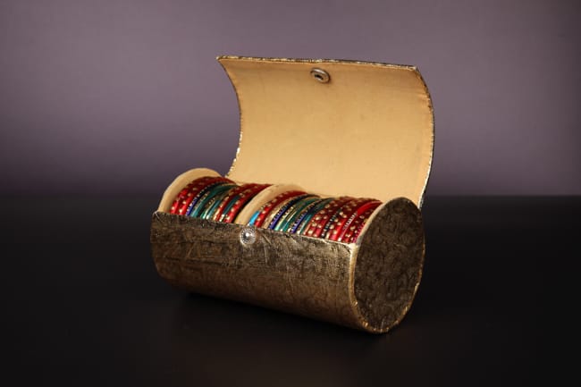 Golden Smart Bangle Box