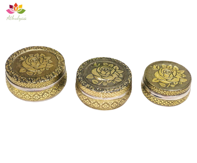 Golden Rose Dry Fruit Steel Box