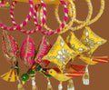 Gota Parrot Bangles Pair
