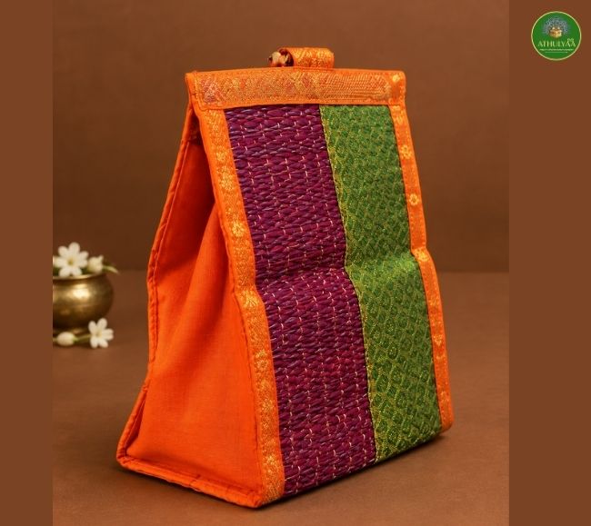 Brocade Korai Bangle handle Bag