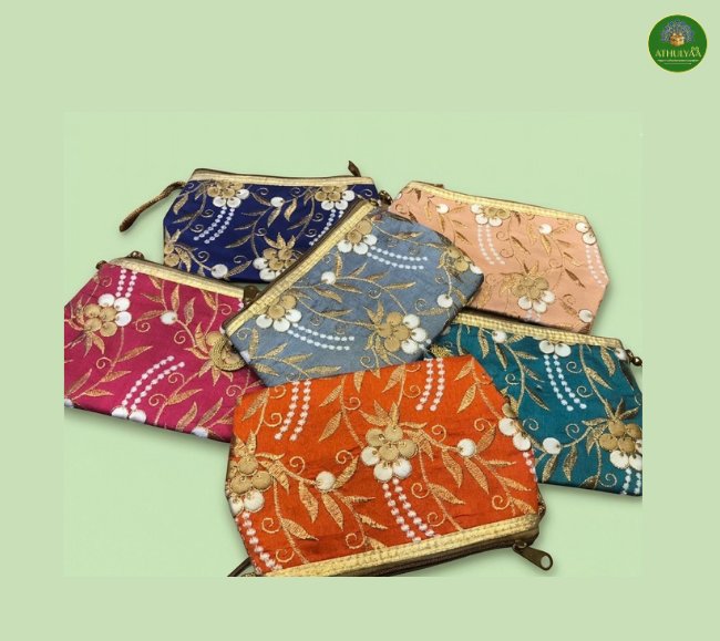 Heavy embroidery Hand Purse BUY ONE GET ONE !!!
