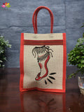 Jute Bag With Ghungroo/Salangai print