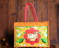 Jute Bag with Pichwai cow Print