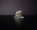 Kamadhenu Cow and calf- Silver finish