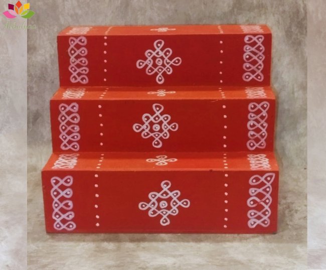 Kolam Golu Padi - 3 Steps