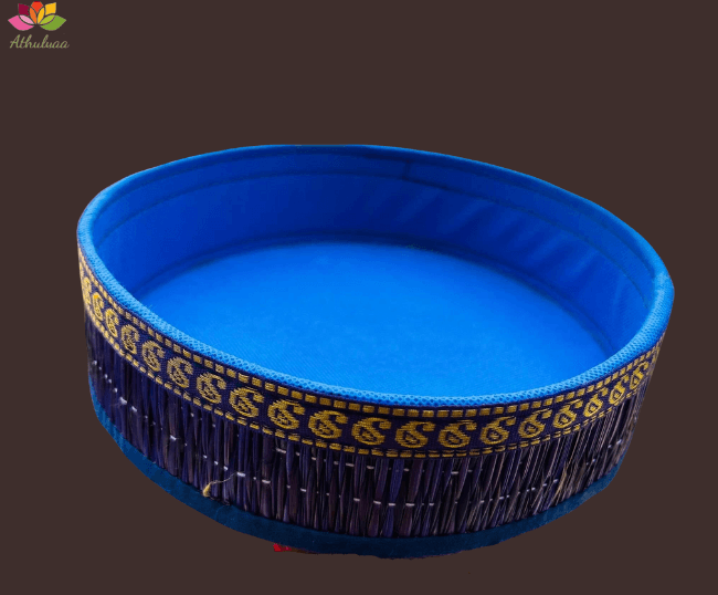Kora Mat Tray with zari
