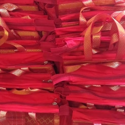 Kora Mat Bag With Matching Brocade