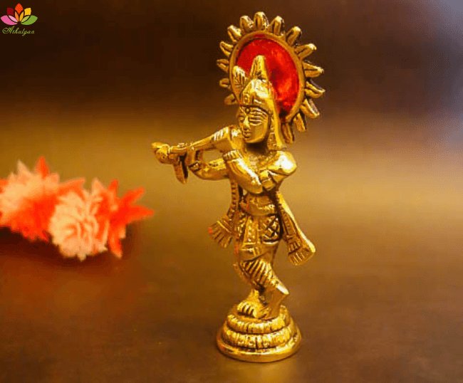 Flute Krishna Statue